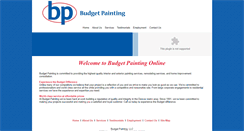 Desktop Screenshot of budgetpaintingonline.com